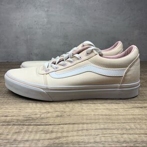 Vans‎ Off The Wall Skate Shoes~Women's Size 9.5~Pale Light Pink
